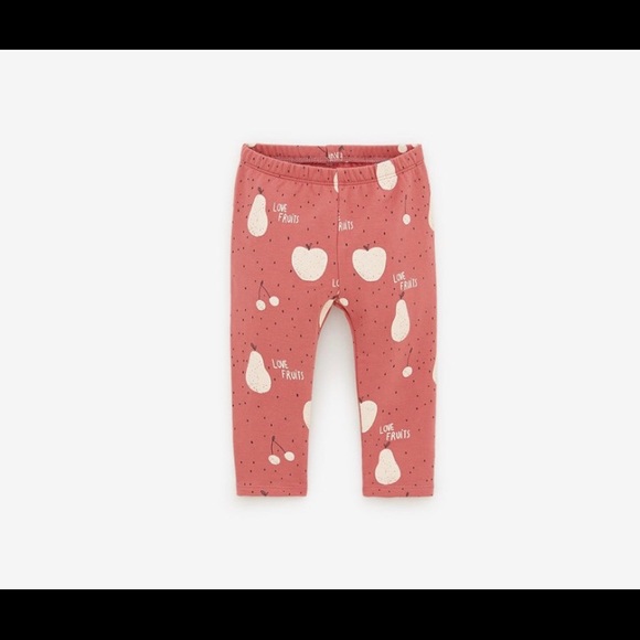Zara Other - Zara Love Fruits fleece lined pants